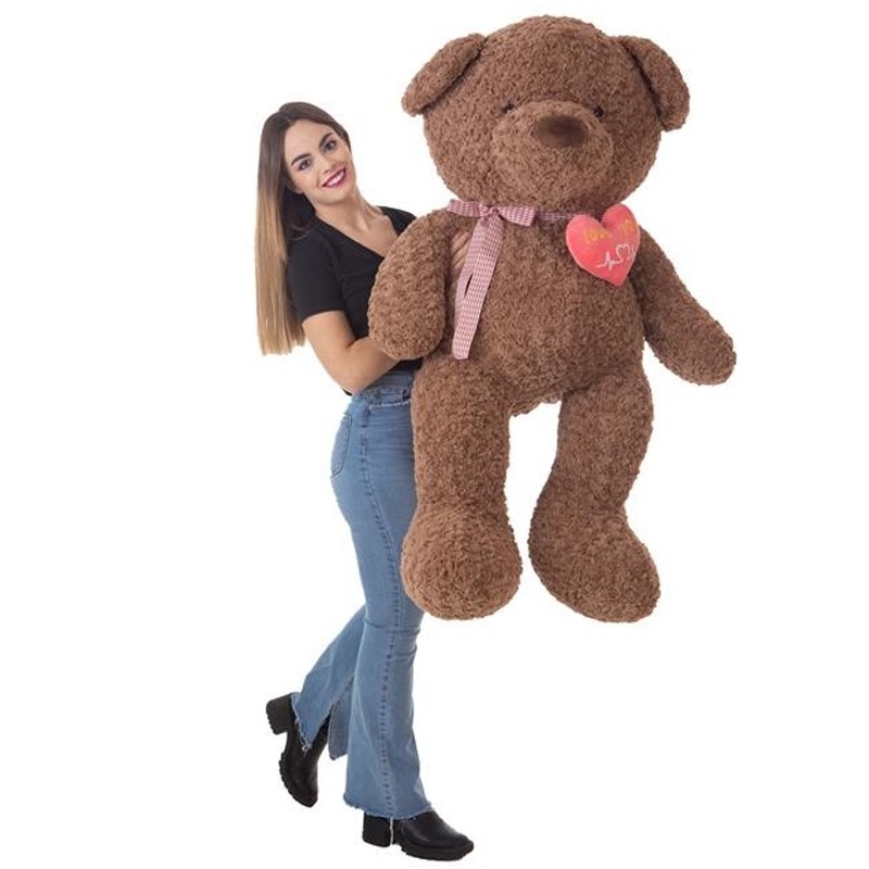 Urso de Peluche Love you com Coração – 95 e 135 cm